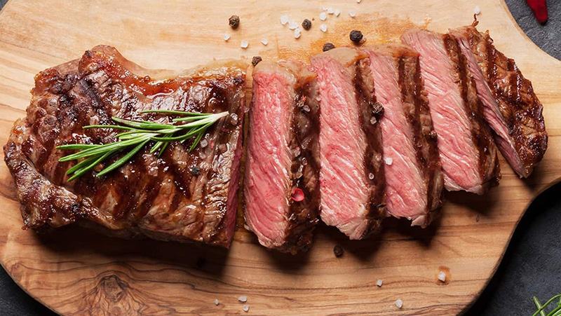 Thời gian và nhiệt độ chuẩn của các mức độ Beefsteak